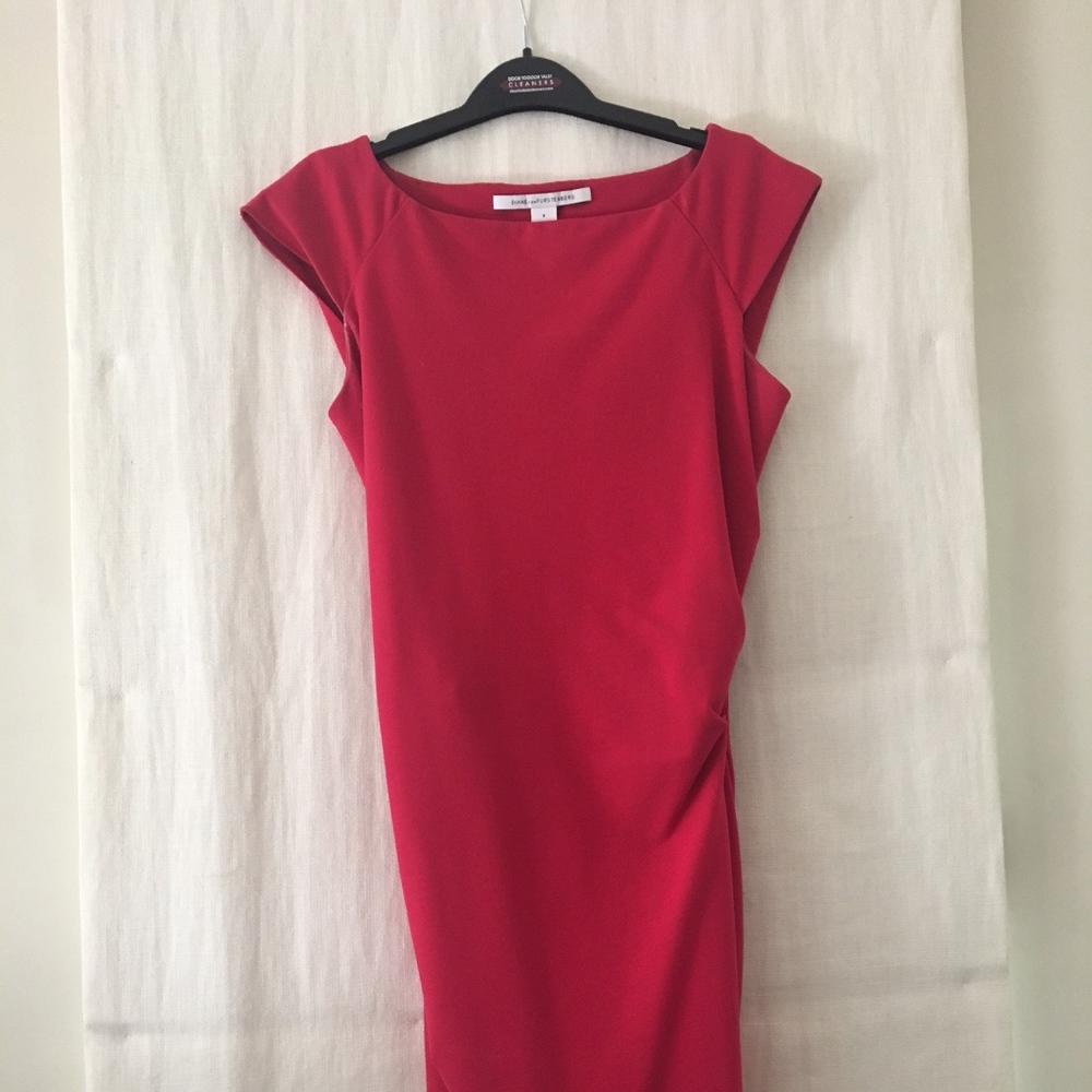 Diane Von Furstenberg red dress